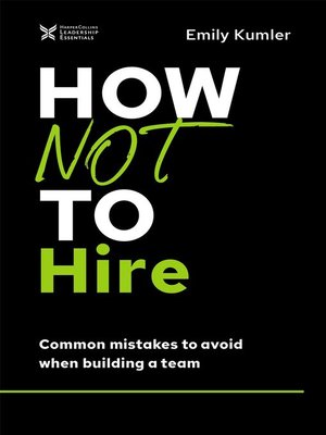 cover image of How Not to Hire